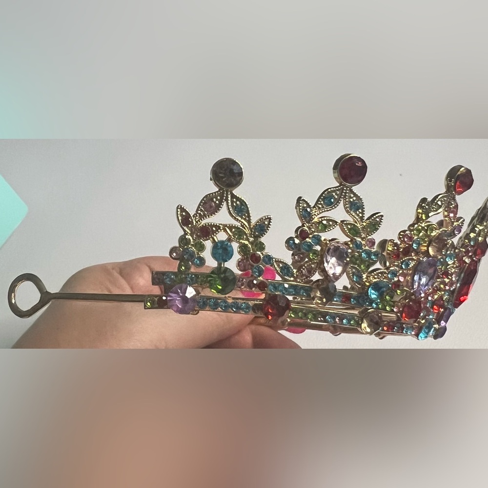 NIB Kamirola Multi-Color Tiara - Picture 2 of 3